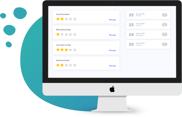 Localsearch review management for preventing negative reviews