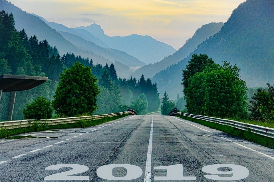 2019 road into the mountains