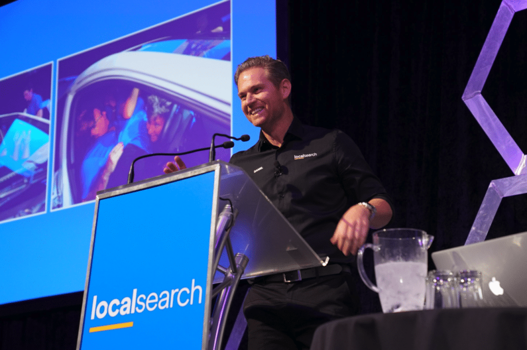 Daniel Stoten at the 2018 Localsearch AGM
