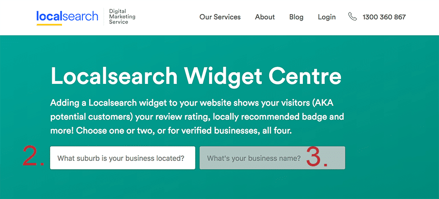 The Localsearch Widget Centre