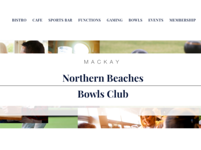Northern Beaches Bowls Club Mackay website