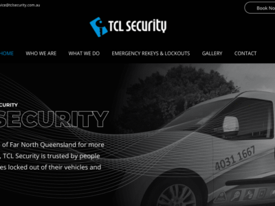 TCL secutiy locksmiths website