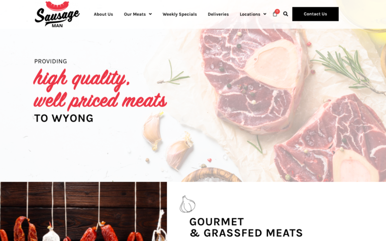 sausage man butcher wyong website