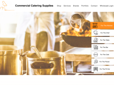 Townsville commercal catering supplies website