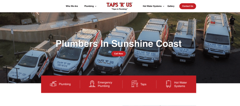 Taps r us website design Localsearch