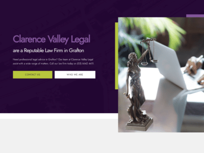 Clarence Valley Legal website