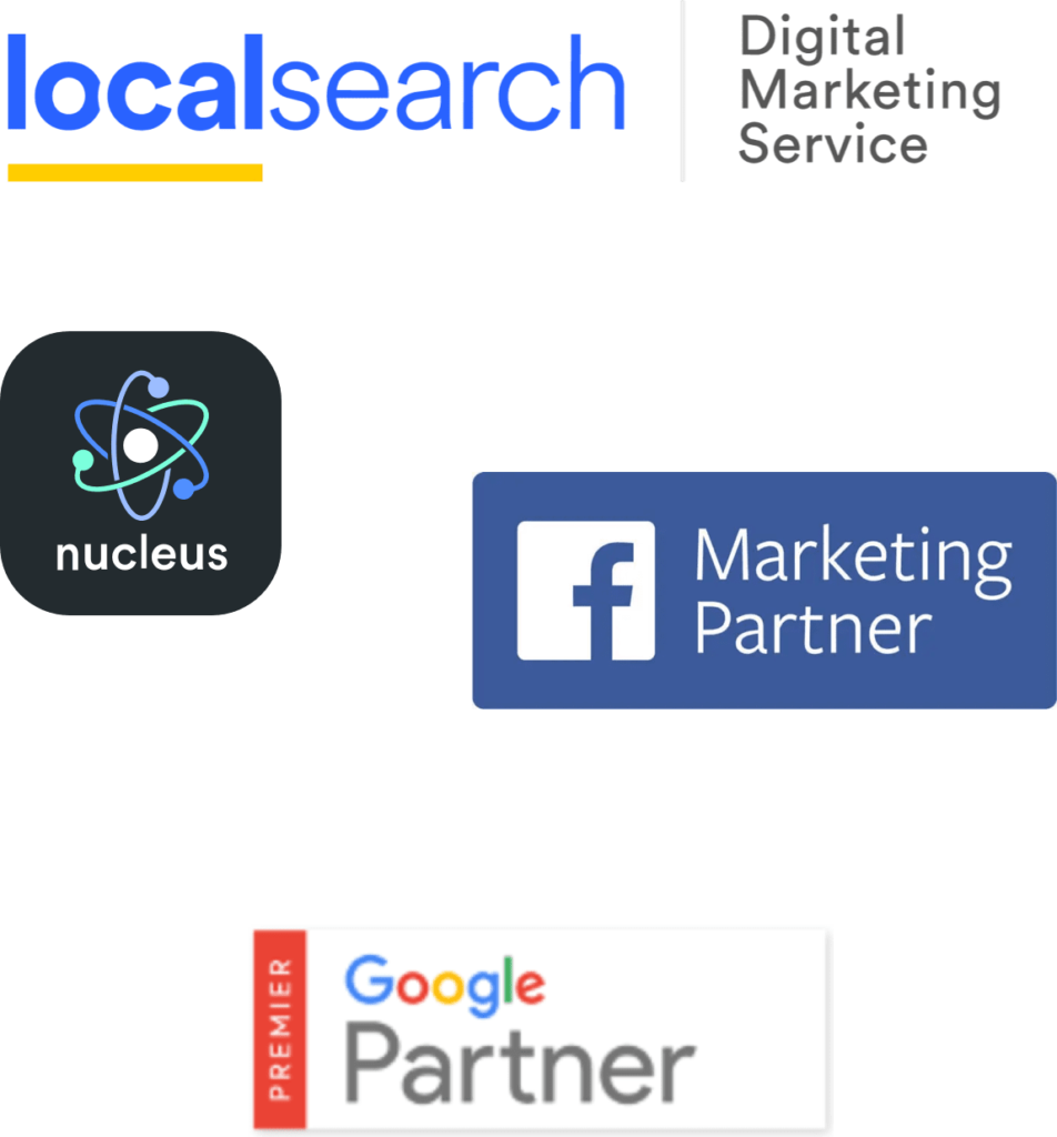 Localsearch marketing partnership badges