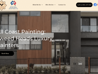 All Coast Painting website design Localsearch