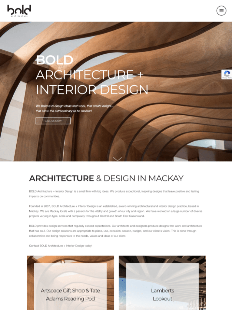 localsearch website design bold architecture