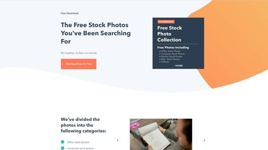 Hubspot free stock photo collection