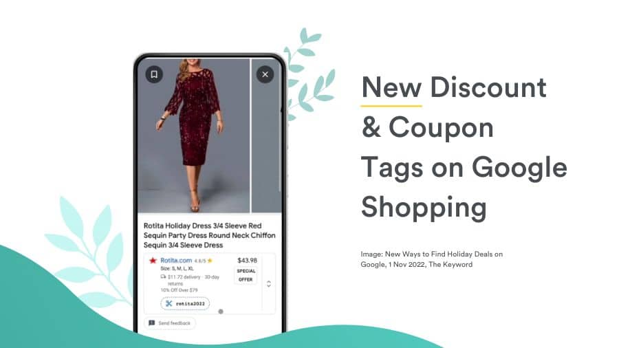 New Discount and Coupon Tags on Google Shopping